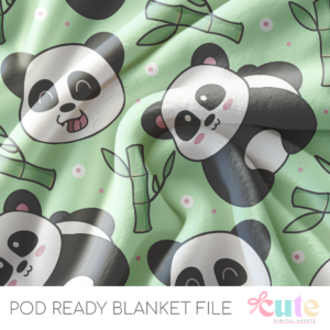Bamboo Panda POD Blanket File