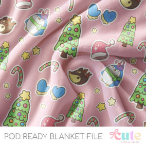 Christmas Treasures POD Blanket File