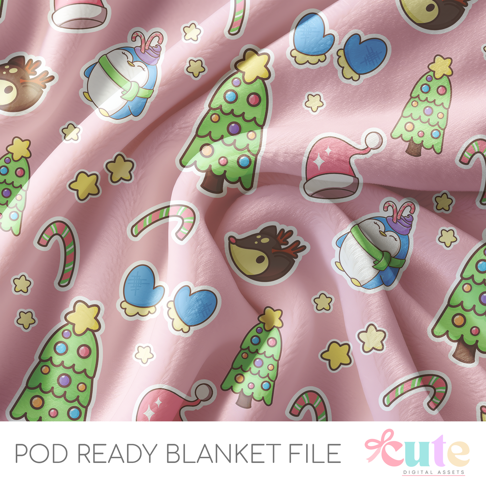 Christmas Treasures POD Blanket File