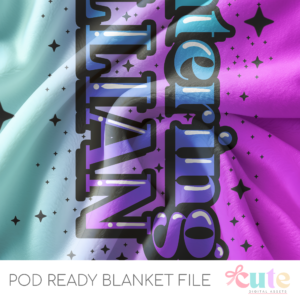 Entering My Villain Era POD Blanket File