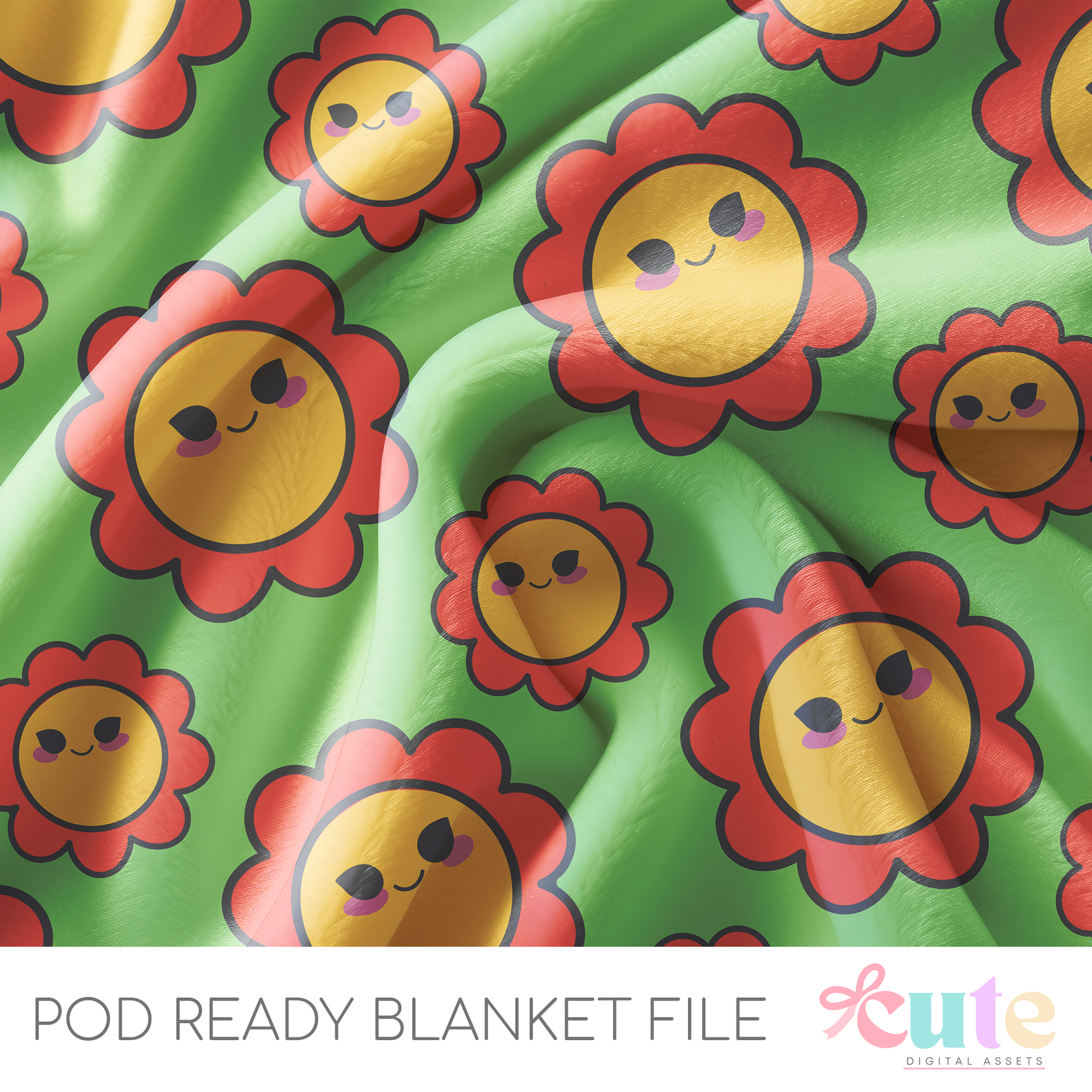 Retro Suns POD Blanket File